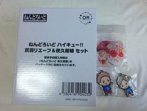 ハイキュー!! 夜久衛輔、灰羽リエーフ ねんどろいど セット 同時予約購入特典付き 未開封（オマケ アクリル、ラバーストラップ付き）