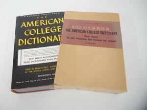 ▼　【洋書辞書　THE AMERICAN COLLEGE DICTIONARY 紀伊國屋書店　1971年】151-02307