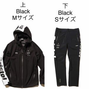 【新品正規】上 黒 M &下 黒 S セットアップ / 19ss F.C.Real Bristol WARM UP JACKET & WARM UP PANTS BLACK / fcrb soph uniforme 21ss