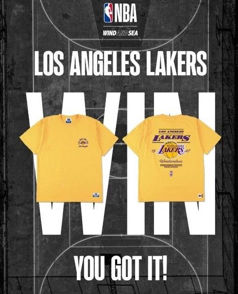 WIND AND SEA × NBA 2023 LAKERS Tシャツ レイカーズ｜PayPayフリマ