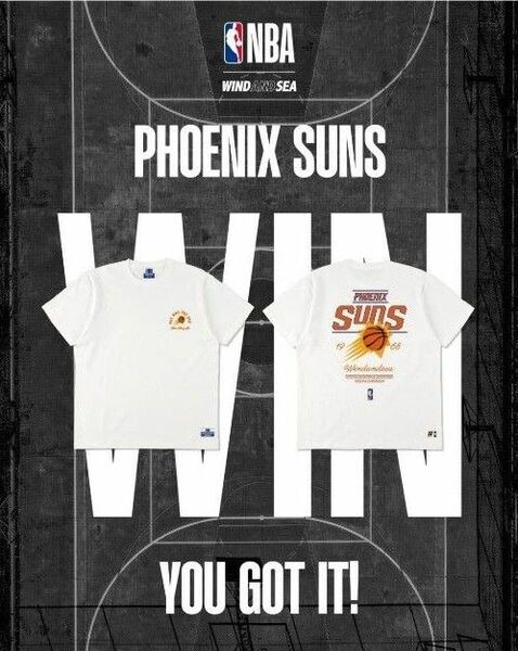WIND AND SEA×NBA 2023 PLAYOFFS Limited Edition PHX SUNS XLサイズ
