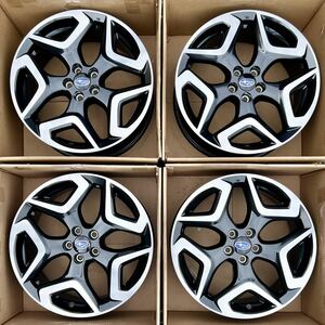 即決◆極上美品◆スバル SUBARU XV 2.0i-S GT 純正ホイール18インチ4本セット◆7J-18 +55 PCD100×5H◆レガシィ インプレッサ　BRZ 流用等