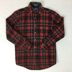 【90s】PENDLETON ペンドルトン メキシコ製 ウールシャツ Sサイズ レッド/グリーン/ブラック/ブルー/ホワイト チェック柄 90年代 長袖