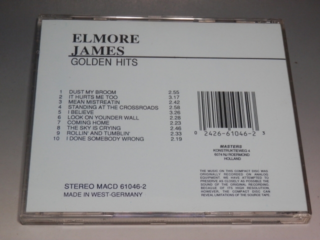 □ ELMORE JAMES エルモア・ジェームス GOLDEN HITS 輸入盤CD | JChere