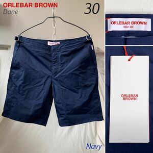  новый товар ORLEBAR BROWN все балка Brown Dane длинный длина плавание брюки 30 купальный костюм 007 шорты темно-синий упаковочный пакет есть bru собака. длинный модель 