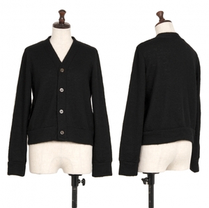  Toriko Comme des Garcons tricot COMME des GARCONS wool nylon knitted cardigan black M rank [ lady's ]