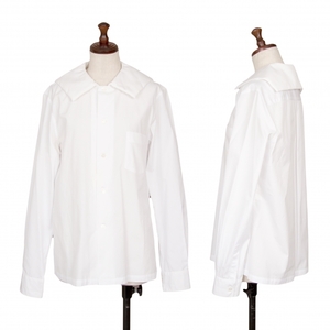  com com Comme des Garcons COMME des GARCONS cotton volume color shirt white M [ lady's ]