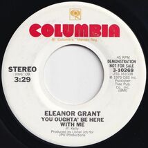 Eleanor Grant You Oughta' Be Here With Me (Mono) / (Stereo) Columbia US 3-10268 202969 SOUL ソウル レコード 7インチ 45_画像2