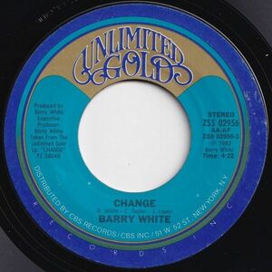 Barry White Change Unlimited Gold US ZS5 02956 203075 SOUL FUNK ソウル ファンク レコード 7インチ 45