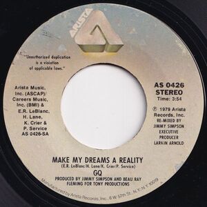 GQ Make My Dreams A Reality / This Happy Feeling Arista US AS 0426 203153 SOUL DISCO ソウル ディスコ レコード 7インチ 45