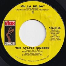 Staple Singers Oh La De Da / We The People Stax US STA-0156 203247 SOUL ソウル レコード 7インチ 45_画像1