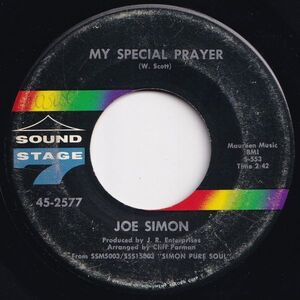 Joe Simon My Special Prayer / Travelin' Man' Sound Stage 7 US 45-2577 203239 SOUL ソウル レコード 7インチ 45