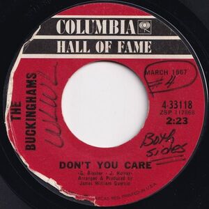 Buckinghams Don't You Care / Mercy, Mercy, Mercy Columbia US 4-33118 203288 ロック ポップ レコード 7インチ 45