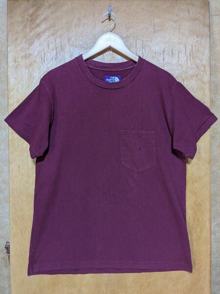 ■大人気 ノースフェイス パープルレーベル 7oz H/S POCKET TEE メンズ Ｍ 希少 レア NT3803N 古着風