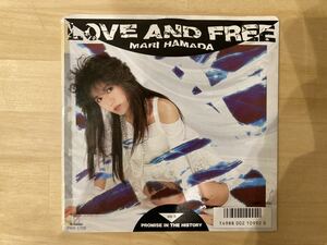 浜田麻里　love and free EPレコード 見本盤