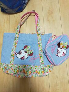 Disneyミニーちゃんマザーバック&オムツ入れ！？バックインバック