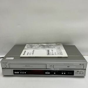 SHARP シャープ ビデオデッキ　取説付　DV-NC750 DVDビデオプレーヤー VHSビデオデッキ