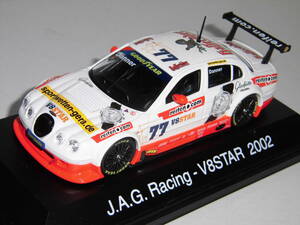 S=1/43☆Schuco製 J.A.G.Racing-V8STAR 2002/ジャガーS(#77 グラスヒュッテ・オリジナル):JAGUAR S(Nr.77 Glashtte Original)未使用品！