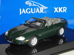 S=1/43☆AUTOart製 ジャガーXKRカブリオ（グリーン）:Jaguar XKR CABRIO(GREEN)絶版・希少・未使用品！