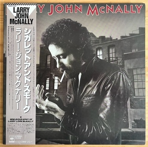 LP■ROCK//AOR/LARRY JOHN McNALLY/S.T./CBS/SONY 25AP 2107/国内81年ORIG OBI/帯 美品/元HOWDY MOON/FIFTH AVENUE BANDのJON LINDのPro！