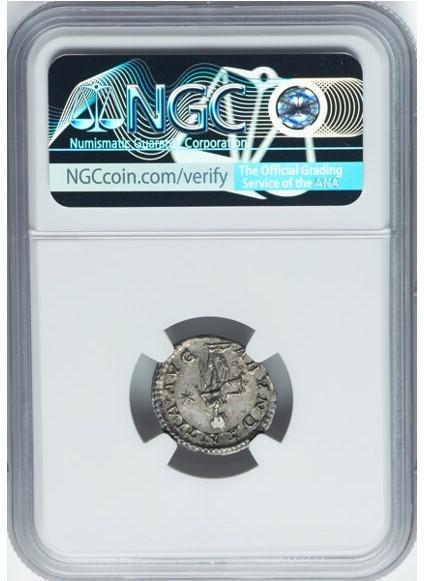 ☆超高鑑定MS☆古代ローマ帝国 皇帝エラガバルス デナリウス銀貨/NGC