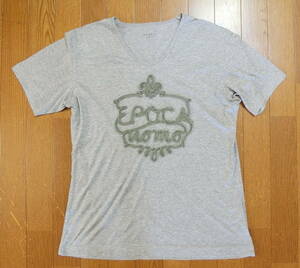 EPOCA UOMO 48(L) 杢グレー系半袖Tシャツ