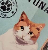 ブリキ看板　HANAKO　レトロ　猫の看板　Q3　茶トラ白　キャットフード　ウェルカムボード_画像3