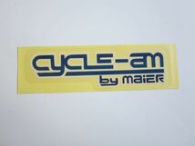 サイクラム cycle-am メイヤー スポンサー ステッカー/デカール 自動車 バイク オートバイ レーシング S51_画像3