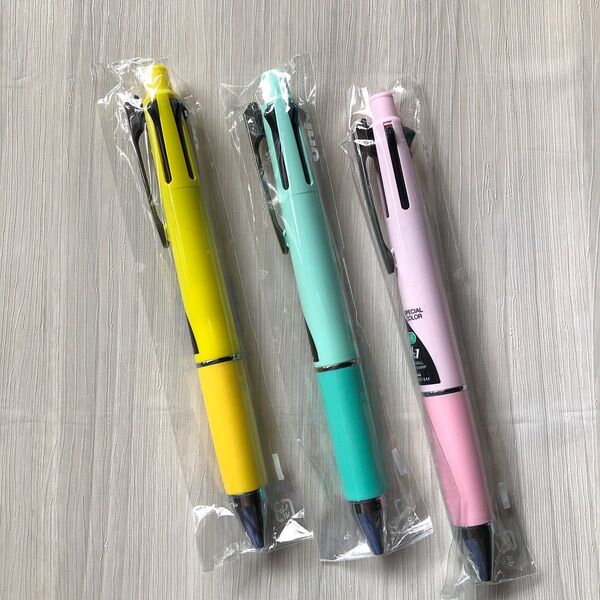 三菱鉛筆 多機能ペン ジェットストリーム 4&1 0.5 限定色 レモンイエロー ミルキーピンク ペールグリーン