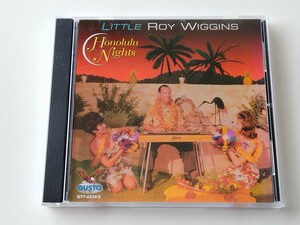 “LITTLE ROY WIGGINS / Honolulu Nights CD GUSTO RECORDS GT7-2230-2 ロイ・ウィギンス,60'sハワイアン作品11年CD化,PEDAL STEEL GUITAR