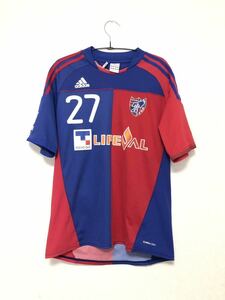 FC東京 adidas ユニフォーム レプリカ M 27 田邉 Jリーグ サッカー 2010 日本製 アディダス