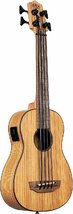 KALA UBASS-ZEB-FS カラ u-bass ウクレレベース Zebrawood ゼブラウッドボディ ケース付属 送料無料_画像2