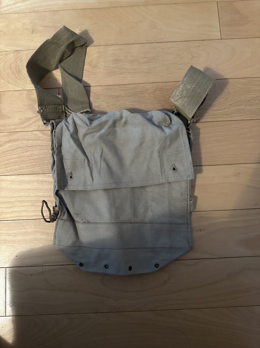 BritishArmyイギリス軍ガスマスクバッグ実物s ショルダー JChere