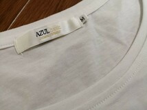 jjyk8-357 ■ AZUL basic ■ アズールベーシック Tシャツ カットソー プルオーバー トップス 半袖 白 M_画像9