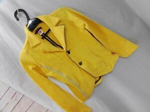 ei-2110　■　NaturalBoc　■ 子供服　ジャケット　　長袖　黄色　サイズ120　ブーフーウー黄色のかわいいジャケット　訳あり