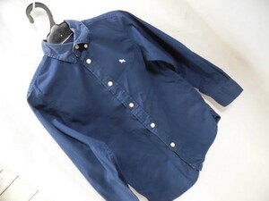 ei-2100　■　Ｌ．Ｏ．Ｇ．Ｇ　■ 子供服　シャツ　　長袖　紺　サイズ135　Labelofgradedgoods　シャツ 訳あり