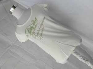 ei-1840　■ The chichi　■ レディース　Tシャツ　その他の袖丈　白　サイズM キャップ袖シンプルＴシャツ　■　新品　■
