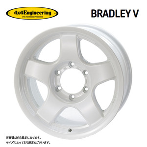 送料無料 フォーバイフォー エンジニアリング ブラッドレー V 5.5J-16 ±0 6H-139.7 1本 BRADLEY V