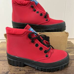 22.5cm[ new goods * box attaching ] Caravan (Caravan) red trekking shoes Hi-Pic 1990 year pcs retro 