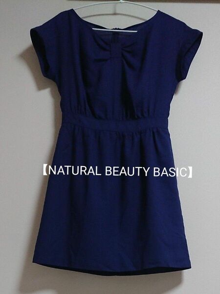 NATURAL BEAUTY BASIC 半袖ワンピース