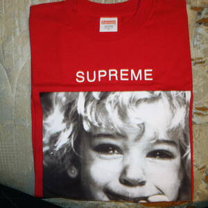 即決 supreme 2015 aw crybaby tee red M