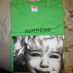 即決 supreme 2015 aw crybaby tee lime XL