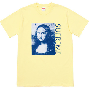 即決 supreme 18ss mona lisa tee yellow L