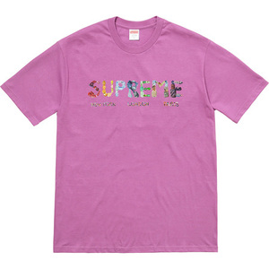 即決 supreme 18ss rocks tee light purple M