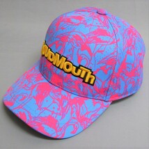 ラウドマウス キャップ 772-900 Flamingos Blueneon (340)★送料無料 2022年 LoudMouth フリーサイズ フラミンゴ ブルーネオン 総柄 派手_画像1