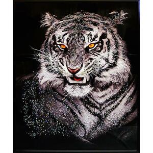 Art hand Auction Crystal Art Siberia 310 51 x 61 cm Tiger, stilvoll, glitzernd, cool, wunderschön. Fragen Sie uns, handgemachte Werke, Innere, verschiedene Waren, Panel, Tapisserie