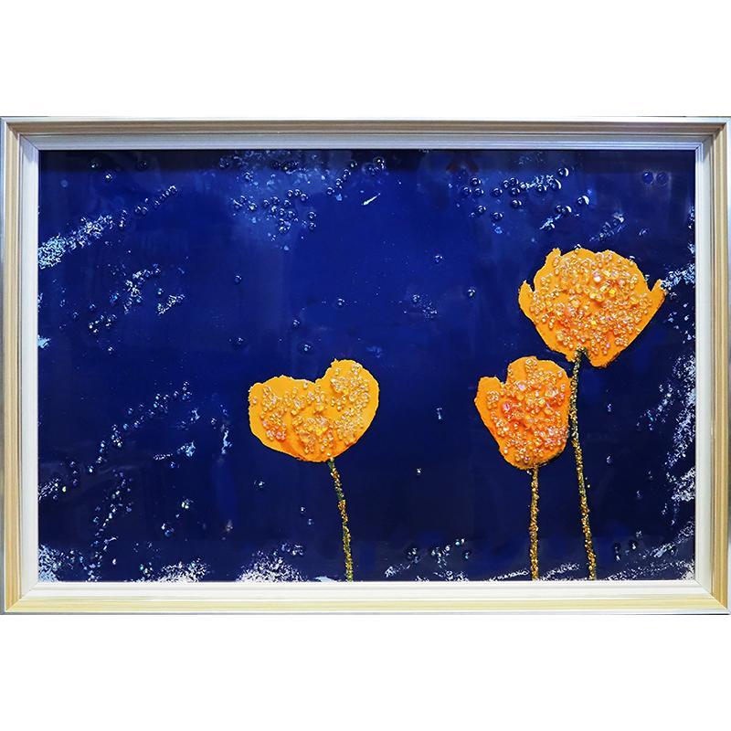 Crystal Art Wind Flower 564 64x44см Симпатичный Стильный Сверкающий Великолепный Спрашивайте, произведение искусства, Рисование, другие