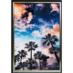 Art hand Auction Crystal Art Another Sky 43x63cm Palm Tree Cute Stylish Glitter Gorgeous ASK IN, artwork, painting, others