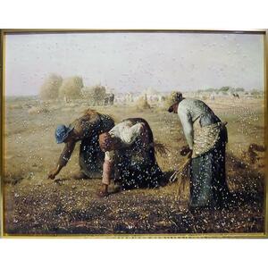 Art hand Auction Crystal Art Gleaning 491 80x60cm Millet Cute Stylish Glitter Gorgeous ASK IN, artwork, painting, others