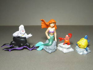  Disney Little Mermaid PVC фигурка 4 вида комплект BULLYLAND Ariel 